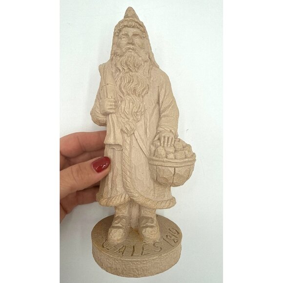 Vintage Wood World Inc 1989 Santa Old World Paintable Resin Figurines - Picture 8 of 11